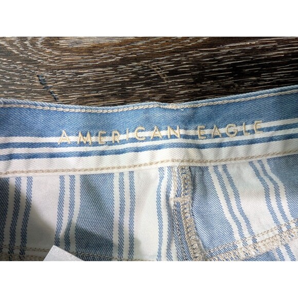 American Eagle Jeans Womens Size 6 High Rise Striped - Picture 5 of 8